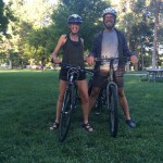 katie visco and henley phillips on bikes, hot love soup delivery, bone broth austin texas, bone broth, bone broth boosters, bike across asia, bike across europe, cyclists austin